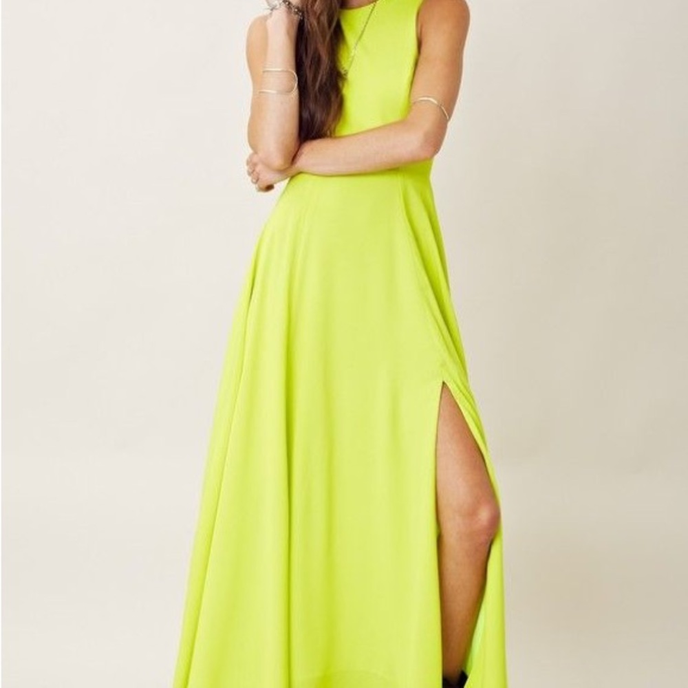 Naven Vibrant Yellow Maxi Dress